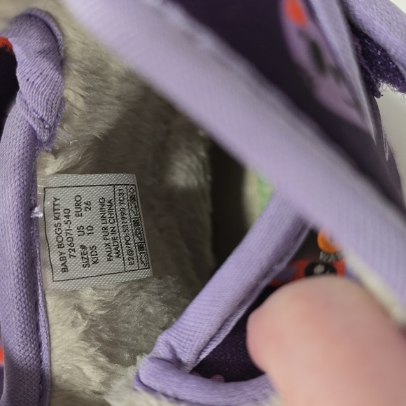 Bogs Boots Kitty Purple Size 10 Adjustable, Waterproof, Warm and Cute - Picture 5 of 10